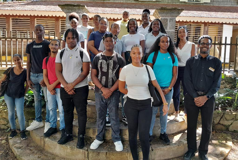 À la rencontre des étudiants du lycée de Bellevue en Martinique