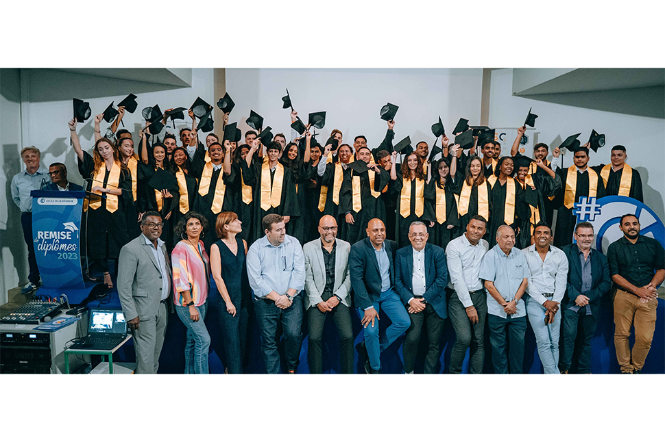 Félicitations à la promotion 2023 des étudiants de l'EGC Réunion