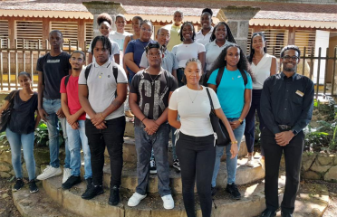 À la rencontre des étudiants du lycée de Bellevue en Martinique